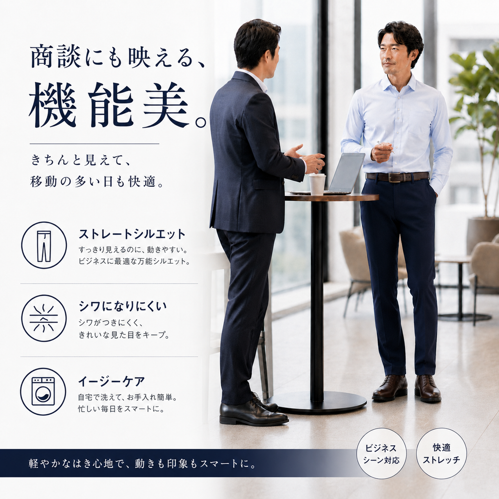 ゴルフパンツ メンズ｜軽量ストレッチ・接触冷感・吸汗速乾｜EAGEGOF