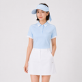 Parent-child matching golf wear: women's and kids' polo shirts, quick-dry, 4-way stretch, skirt set
